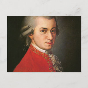 Wolfgang Mozart Postcard