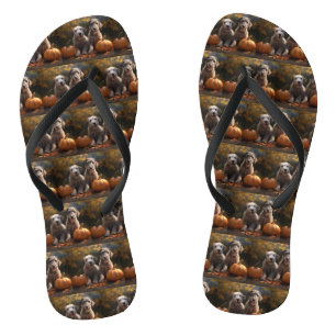 Wolfhound Puppy Autumn Delight Pumpkin Jandals
