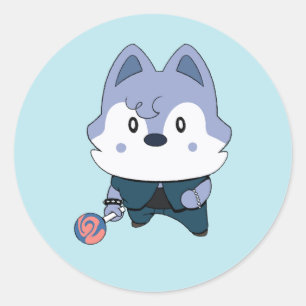 Wolfie (ATE) Classic Round Sticker
