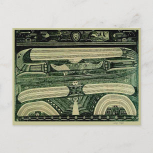 Wölfli 'Petrol' Fine Art Postcard