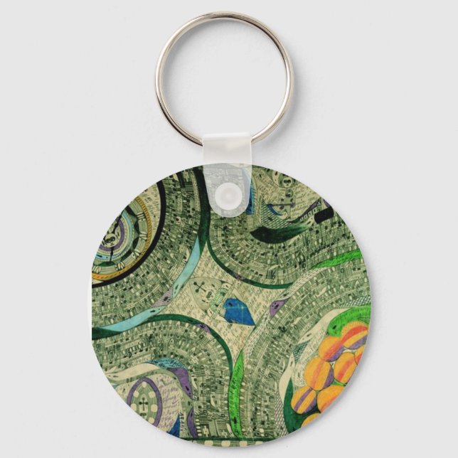 Wölfli "Saint Mary Castle" Fine Art Key Ring (Front)