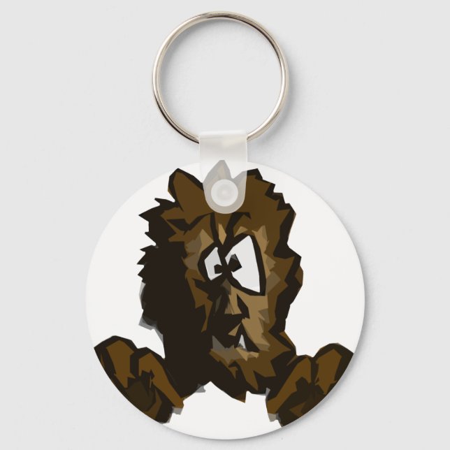 Wolfman Key Ring (Front)