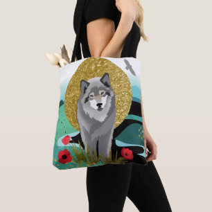 WOLFMOON AURA - tote or crossbody bag 2 sizes