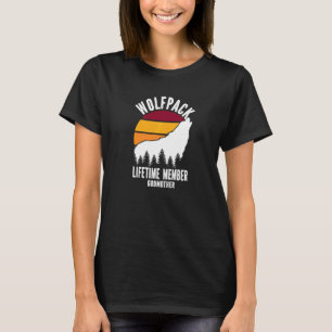 Wolfpack Lifetime Member Godmother Wolf Family Mat T-Shirt