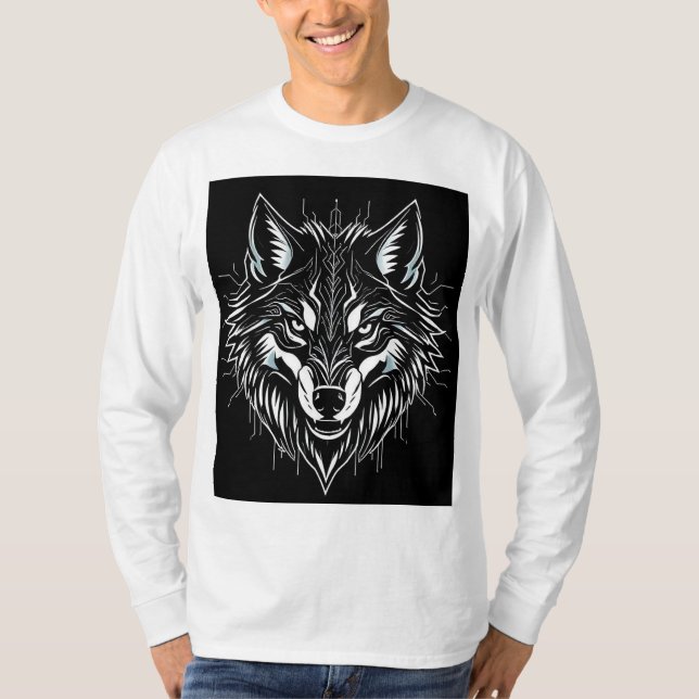 Wolf's head art T-Shirt (Front)