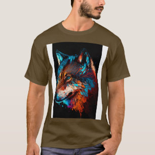Wolfs Head Portrait 3 T-Shirt