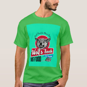 Wolfs Tooth Dog Food Graphic  T-Shirt