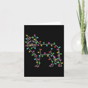 Wolfs Tree Christmas Sweater Xmas Pet Animal Wolf Card