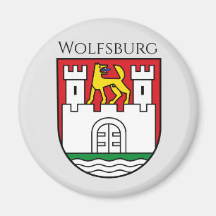 Wolfsburg coat of arms, Germany Magnet