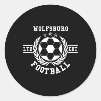 Wolfsburg Soccer Jersey Classic Round Sticker