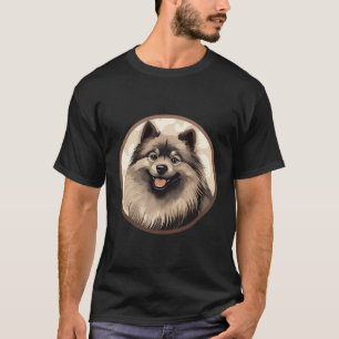 Wolfsspitz Keeshond Dog Cute Dog Breed Dog Motif T-Shirt
