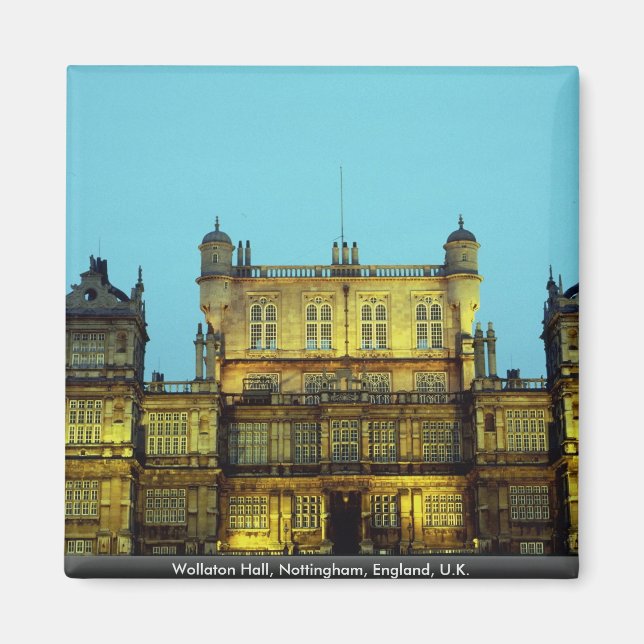 Wollaton Hall, Nottingham, England, U.K. Magnet (Front)