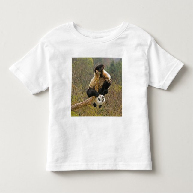 Wolong Panda Reserve, China, 2 1/2 yr old Toddler T-Shirt (Front)