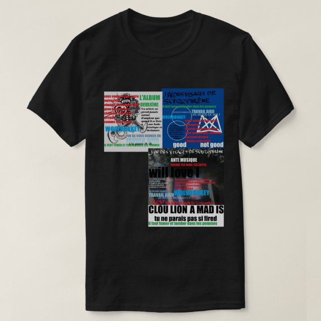 WOLVDONKEY T-Shirt (Design Front)