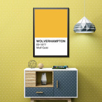 Wolverhampton Wolf Gold - Full Width