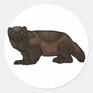 Wolverine Classic Round Sticker