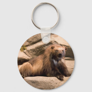 Wolverine Key Ring