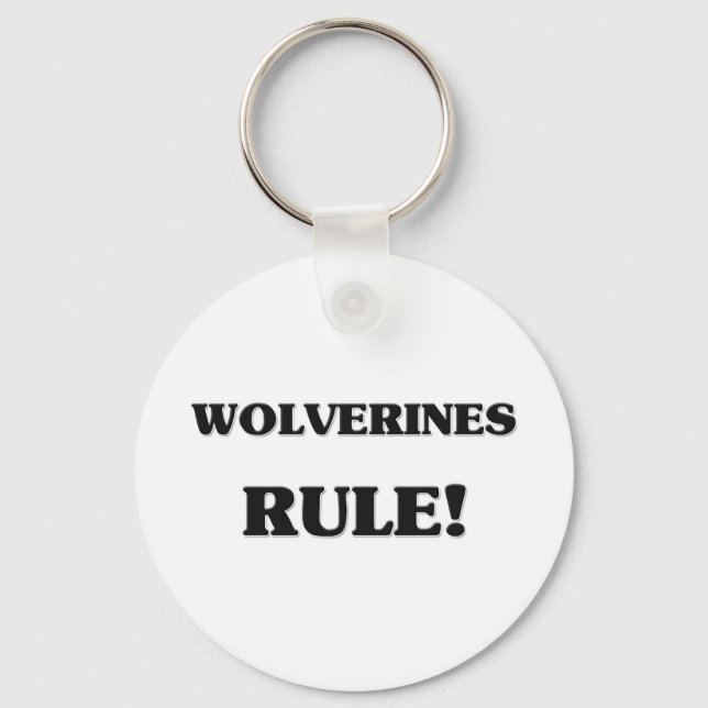 Wolverines Rule Key Ring (Front)