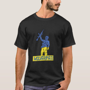 Wolverines Support Ukraine,Ukraine Wolverines Love T-Shirt