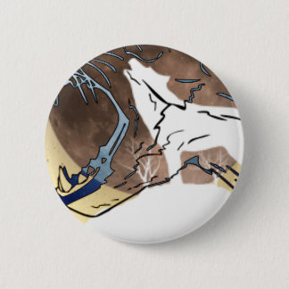 wolves 6 cm round badge