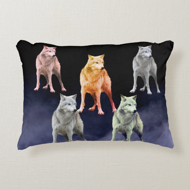 wolves Accent Pillow (Front)