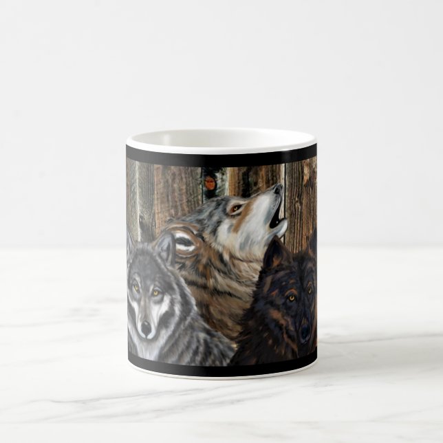 WOLVES     COFFEE MUG (Center)