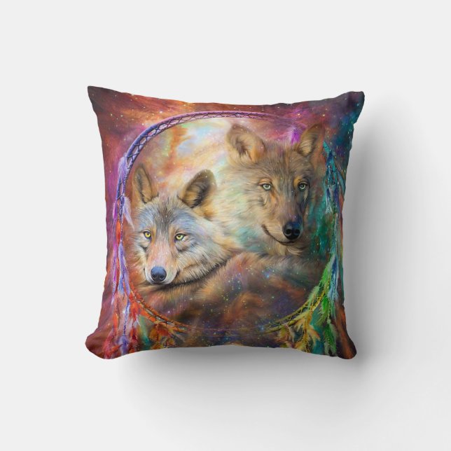 Wolves Cushion (Front)