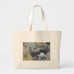 Wolves Forest Nature Country Peace Love Animal Large Tote Bag