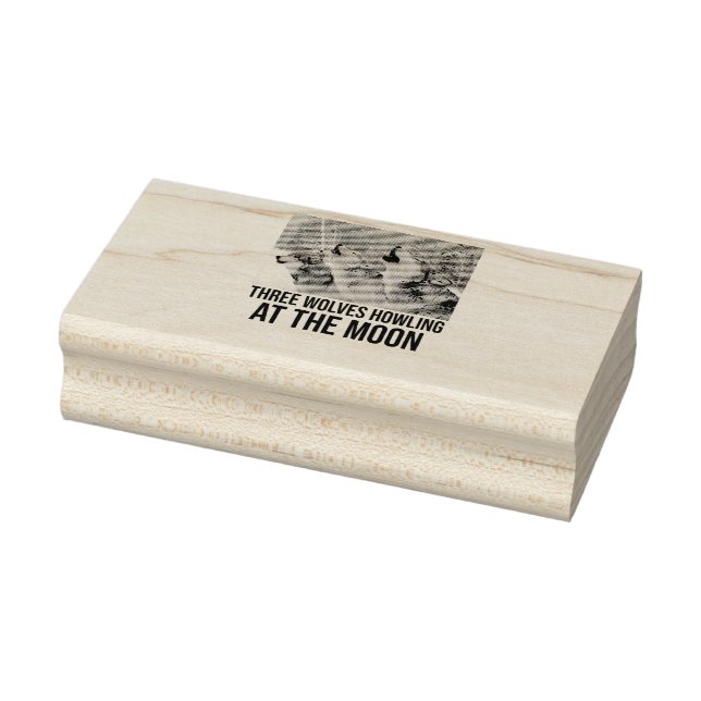 Wolves Howling (2) Rubber Stamp (Stamp)