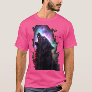 Wolves Howling At Moon Wolf Wild Animal T-Shirt