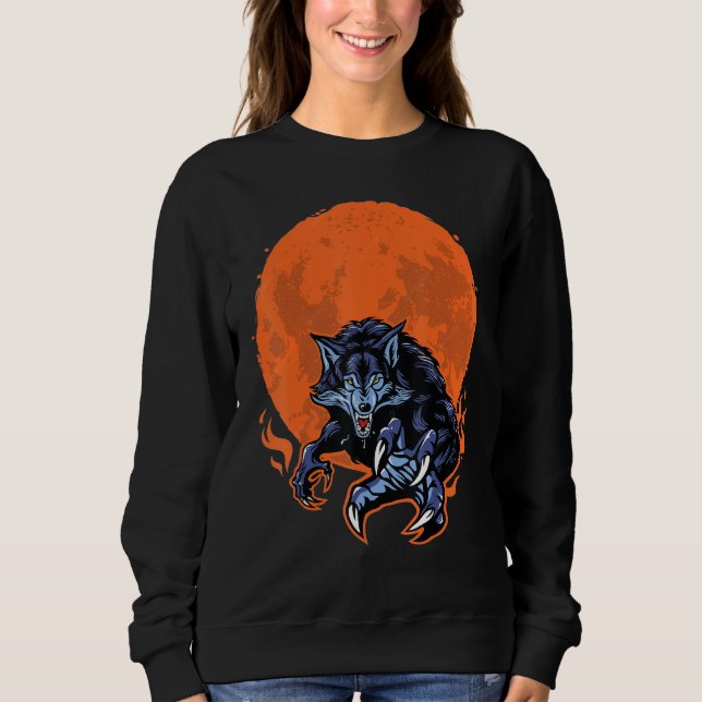 Wolves Howling At The Moon - Wolf Wolves Hunter_1 Sweatshirt (Front)