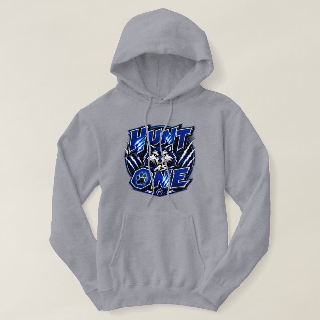 Wolves Hunt As One Hoodie (Design Front)