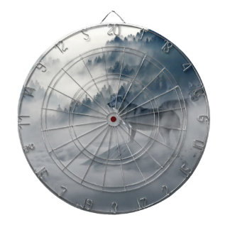 Wolves in a Winter Landscape Dartboard