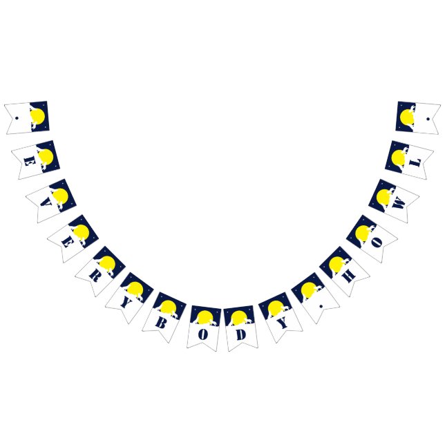 Wolves in Moonlight, Everybody Howl! Bunting (All)