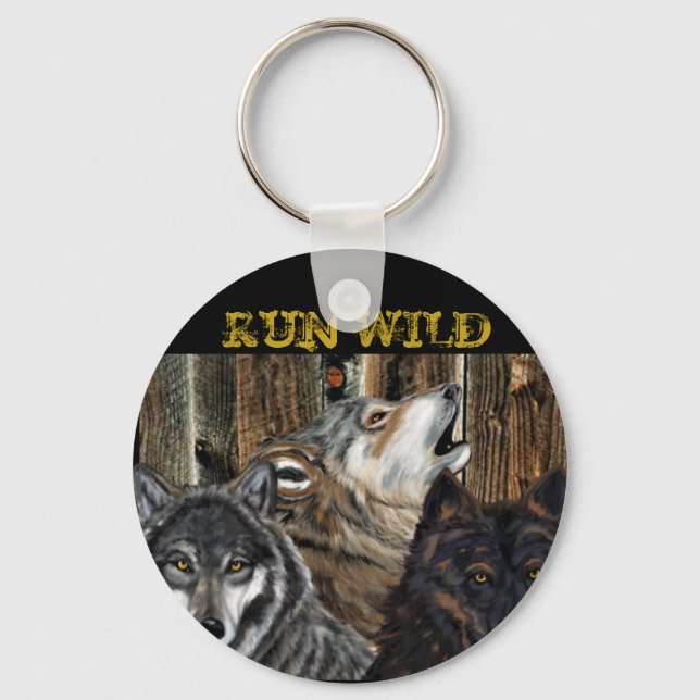 WOLVES     KEY RING (Front)