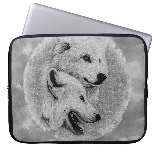 Wolves Laptop Sleeve (Front)