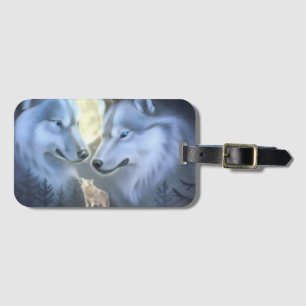 Wolves Luggage Tag