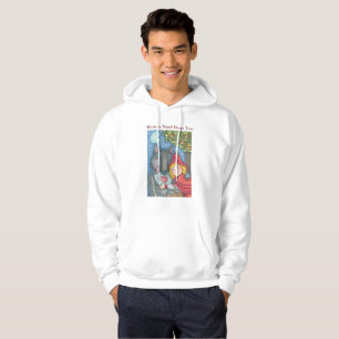 Wolves Need Hugs Too, HOODED SWEATSHIRT *Customise