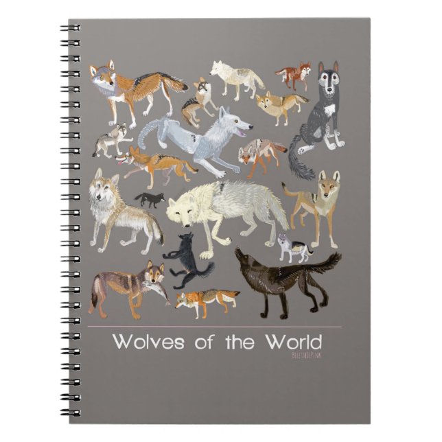 Wolves of the World Notebook (Front)