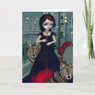 "Wolves of Venice" Greeting Card