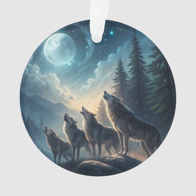 Wolves Ornament (Front)