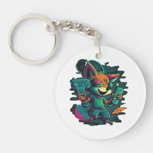 Wolves play games key ring