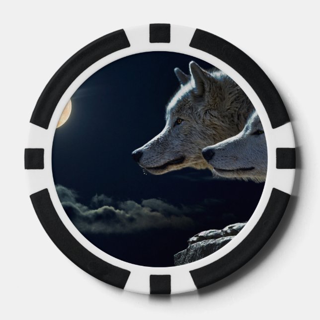 Wolves Poker Chips (Front)
