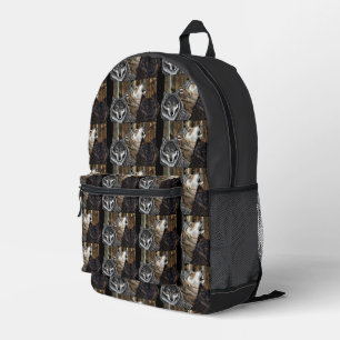 WOLVES  PRINTED BACKPACK