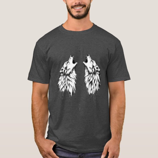 wolves t-shirt design 7 (Front)