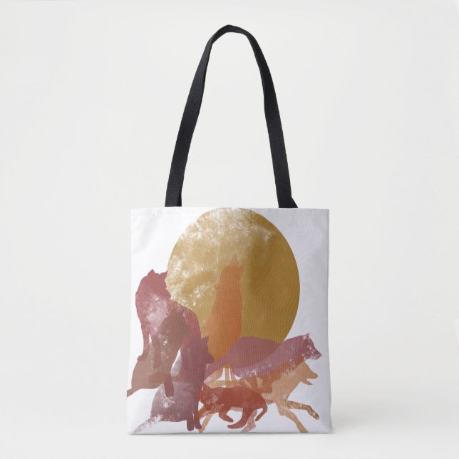 Wolves Tote Bag (Front)