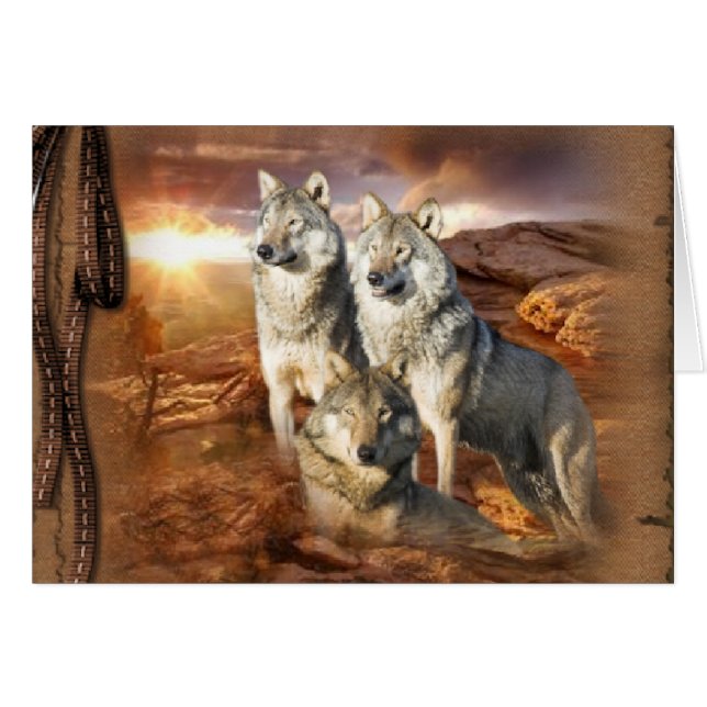 Wolves Trio (Front Horizontal)