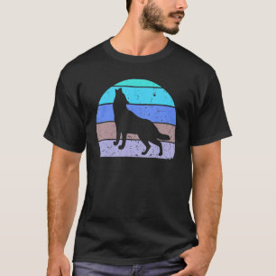 Wolves Wolf Vintage Cool Wolves Wolf Zoo Animal T-Shirt