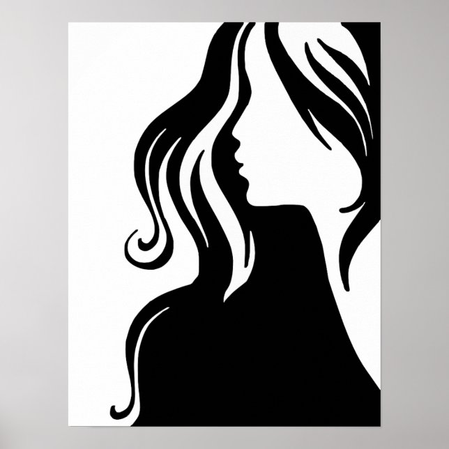 woman-311607 woman portrait girl female beautiful poster (Front)