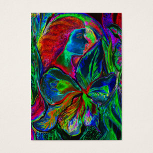 Woman and Flower, Deep Colours (m4sol)